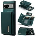 thumbnail image 1 of SaniMore Case for Google Pixel 7A 6.1", PU Leather Case Soft TPU Inner Detachable Magnetic Folding Wallet Card Slots Kickstand Anti-drop Shockproof 360°Protection Cover, Green, 1 of 11