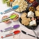 thumbnail image 5 of Juego de 5 pinzas mini de cocina, pinzas pequeñas de acero inoxidable con puntas de silicona de 7", pinzas de servicio, pinzas de cocina para ensaladas, freír y asar, 5 of 6