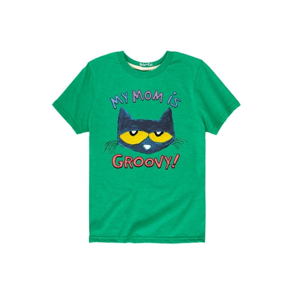 Pete The Cat - My Mom Is Groovy - Toddler Short Sleeve Graphic T-Shirt