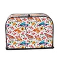 thumbnail image 2 of Daiia Flowers Birds And Butterflies Pattern 2 slice Toaster Cover, Toaster Appliance Dust-proof Cover For Kitchen Small Appliance Dust Cover and Fingerprint Protection, 2 of 7