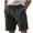 Dark Gray, variant on ctdiral Mens Corduroy Shorts Casual Loose Fit Lightweight Short Pants Elastic Waist Button Zipper Lounge Shorts Summer Beach Shorts with Pockets