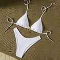 thumbnail image 3 of Thong Bikini Sets for Women - Micro String Bikinis Two Piece Swimsuit Triangle Top Halter Bathing Suits,Womens Swimsuits, 3 of 6