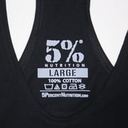 5% Nutrition Rich Piana Bigger By The Day Men's Sleeveless Bodybuilding Shirt, Black Y-Back Tank Top