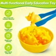 thumbnail image 4 of Counting Dinosaurs Toys Matching Games with Stacking Bowls Preschool Color Sorting Montessori, 4 of 7