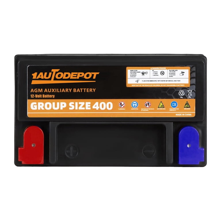 ANLIBATT, Auxiliary BCI Group 400 Batteries for Car, 12V, 14Ah