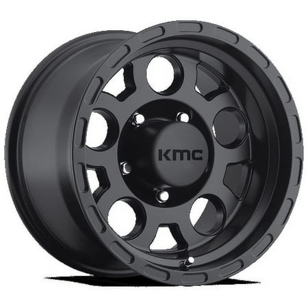 KMC Aluminum Rim KM522 ENDURO 15X9in Matte Black Finish, KM52259012712N