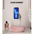 thumbnail image 2 of Fuzzy Bowl with Holder, Fuzzy Bowl Holder, Tablet Pillow Stand, Adjustable Phone Holder for Bed, Cute Plush Holder Pillow for Phone with Detachable B, 2 of 5