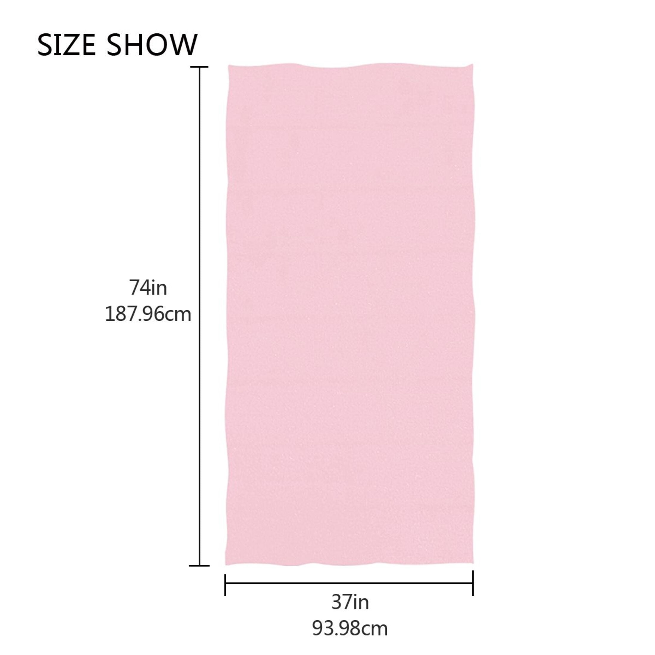 Oversized Beach Towel Extra Large Absorbent Microfiber Bath Towels Soft Quick Drying Soft Pink 74"x37"