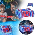 thumbnail image 2 of MVRLSH Liquidation! Voiture Télécommandée, 4wd 2 Voiture RC Bateau Télécommandé, Rotation 360° Voiture RC Acrobatique avec Lumières LED, Cadeaux pour Garçons Filles Tout-Terrain Eau Plage Piscine Jouet, 2 of 9