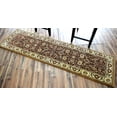 thumbnail image 3 of Rugs America Vista 1332-BRN Tabriz Brown Oriental Traditional Brown Area Rug, 5'3"Round, 3 of 3