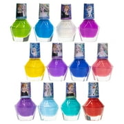 Disney Frozen Kids Nail Polish Set for Girls, Non-Toxic, Water-Base, Peelable, Safe for Kids 3+
