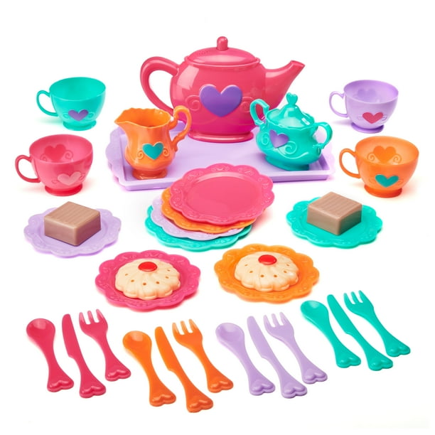 Kid Connection Deluxe Tea Party Set, 33 pieces