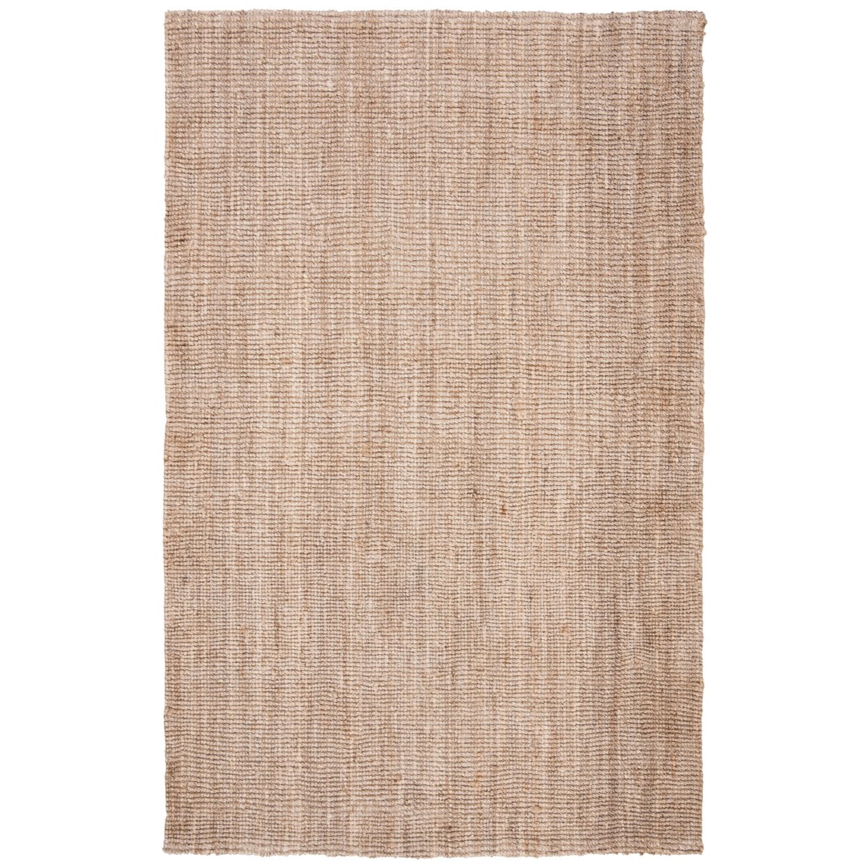 SAFAVIEH Natural Fiber Christabella Solid Jute Area Rug, Grey, 6' x 9'
