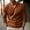 Orange, variant on Tawop Mens T-Shirts Long Sleeve Knit Pullover V Neck Solid Thick Casual Beige L