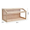 thumbnail image 2 of Favory Wooden Hamster Cage, Viewing 𝖧amster Habitat, Dwarf Hamster Cages with Openable Top, Ventilated Small Animal Cage, Pet Mouse Cage for Gerbils，Natural Wood40in x 20in x 20in, 2 of 8