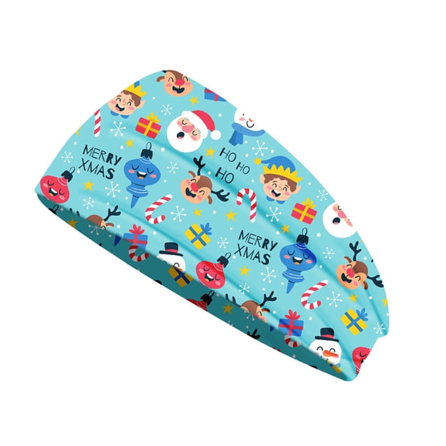 Diadema Minnieouse Deportes de Navidad Ajustable de Cara Ancha Accesorios para Peinados Yoga Gimnasio Tipo AP010508-03B