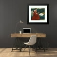 thumbnail image 4 of Paul Fischer 22x20 Black Modern Framed Museum Art Print Titled - Artist Gerda Holm (1903), 4 of 5
