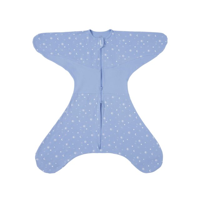 Saco para pañales, diseño de estrellas de mar, de 3 a 6 meses, color azul