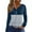 Navy_08#711b, variant on Hearthz Long Sleeve Workout Tops for Women Color Block V-Neck Button Henley Tank Top Women Plus Size Trendy Fall Fashion Winter Raglan Sleeve T Shirts for Women