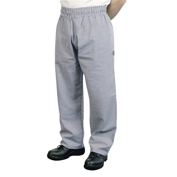 BonChef Check Baggy Mens Chef Pants