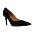 thumbnail image 2 of Zapatilla charol mujer Vizzano 11841101 tacón 9 cm punta fina negro 25.5, 2 of 2
