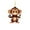 D, variant on Gytml Cute 2D Flat Monkey Christmas Ornaments, Cartoon Animal Hanging Decor, 3.14" Lightweight Tree Pendant For Holiday Party & Home Decor(B-3.14")