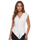 thumbnail image 1 of Chaleco de mujer, sin mangas, con cinturón, liso, holgado, top de verano, ropa de club para fiestas y raves., 1 of 9