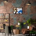 thumbnail image 3 of Sidney Crosby & Auston Matthews Framed 20x29 Face-Off Canvas, 3 of 4