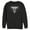 Black, variant on Men's Batman Winged Hero Emblem  Sweatshirt Black Large