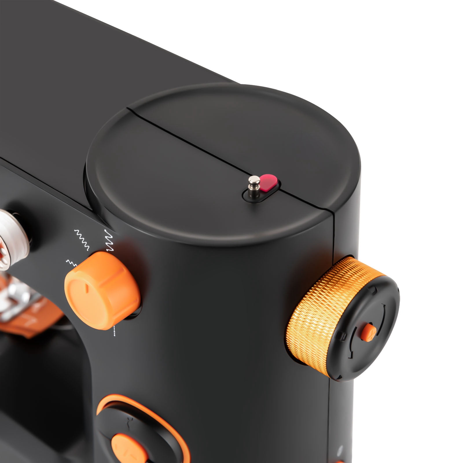 Black Sewing Machine, Free-Arm, Super Utility Stitch Sewing Machine