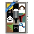 thumbnail image 3 of Star Wars: Saga - Simplistic Grid Wall Poster, 14.725" x 22.375", Framed, 3 of 5