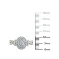 thumbnail image 4 of 1 Carat T.W. (I2 clarity, H-I color) Brilliance Fine Jewelry Oval cut Diamond Engagement Ring in 10kt Yellow Gold, Size 6, 4 of 5