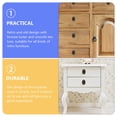 thumbnail image 3 of BRIGHTFUFU 30pcs Keyhole Cover Plate Vintage Keyhole Protector For Dresser Furniture Retro Design With Finish For Home, 3 of 8