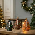 thumbnail image 5 of Twfbrm Christmas Tree Tabletop Decorations, 3.5 inch Resin Sport Ball Themed Christmas Tree Figurines, Winter Holiday Decorative Christmas Tree for Mantle Fireplace Cabinet (Not Included Lights), 5 of 5