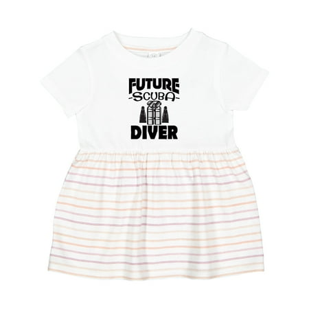 

Inktastic Future Scuba Diver Girls Baby Dress