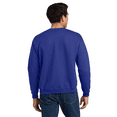 thumbnail image 3 of Hanes Mens Ultimate Cotton Crewneck Sweatshirt -WD60 Heavyweight Fleece Sweatshirt, (3XL Deep Royal), 3 of 5