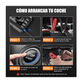 thumbnail image 4 of Arrancador De Batería 3000 A 20000mah Portátil Malubero Negro, 4 of 4