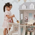 thumbnail image 6 of Olivia's Little World Dreamland 2-Story Farmhouse Dollhouse with 12-pc Accessory Set for 12" Dolls, 6 of 10