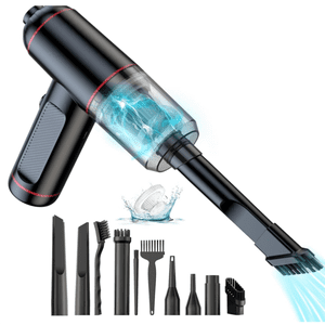 Aspirateur sans fil, Aspirateurs auto, Pompe à vide à aspirateur 3-In-1, pour les animaux domestiques, voitures