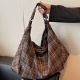 thumbnail image 4 of Large Capacity Tote Backpack Convertible Shoulder Crossbody With Checkered Pattern, 4 of 6