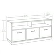 thumbnail image 5 of Mainstays 3-Door TV Stand Console for TVs up to 50", Blackwood Finish, 5 of 10