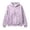 Purple, variant on Women's Leopard Print Long Sleeve Zip Up Hoodie Loose Fit Pullover With Pockets, Casual Hooded Sweatshirt For Daily Wear