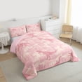thumbnail image 3 of Feelyou Retro Camo Teen Twin Comforter Sets, Pink Dinosaur Animal Bedding Set, 2pcs, 3 of 8