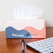 Soft 2-Ply Facial Tissue, White, 230-Count Box (5,520 Tissues, Bulk Pack of 24-Boxes)