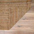 thumbnail image 5 of Hauteloom Ambel Handwoven Jute Rug - Natural Fiber Large Area Rug - Natural Farmhouse Look Carpet - Rattan Wicker Look Carpet - Brown - 12' x 15', 5 of 12