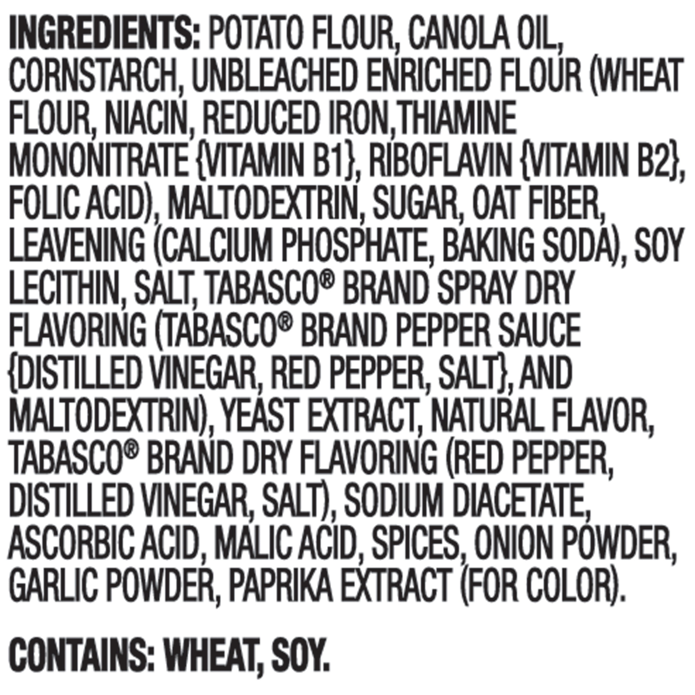Ritz Crisp & Thins Tabasco Sauce Chips, 7.1 Oz