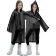 thumbnail image 4 of Lot de 2 Imperméables pour Enfants, Ponchos de Pluie Réutilisables avec Capuchon et Manches Imperméables pour Garçons et Filles, 4 of 5