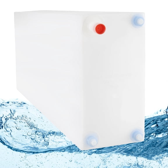 RecPro RV Fresh Water Tank 21 Gallon for Drinking and Potable Water | 39.25" x 8" x 16" | Fresh or Gray Water Plastic Storage | Made in America