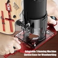 thumbnail image 2 of 3 in 1 Router Milling Bracket Invisible Fasteners Slotting Bracket Milling Slotted Router for Carpentry Tool Base Trimming Machine Milling Aluminium Drilling Guide 3 jig Base, Template Templat, 2 of 8