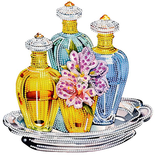 Kit Con Forma Especial Parcial 5D DIY Perfume 30x30cm